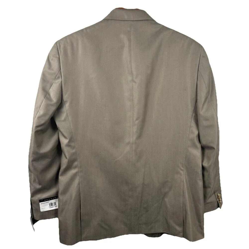 NEW Sean John Tan Sport Coat Blazer Jacket 42R NWT Polyester Macys